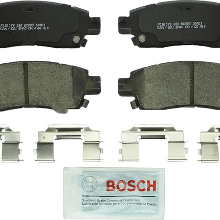 BOSCH BC883 QuietCast Premium Ceramic Disc Brake Pad Set - Compatible with Select Buick Enclave, Rainier; Cadillac XTS; Chevrolet, Trailblazer, Traverse; GMC Acadia, Envoy; Saturn Outlook + More; REAR