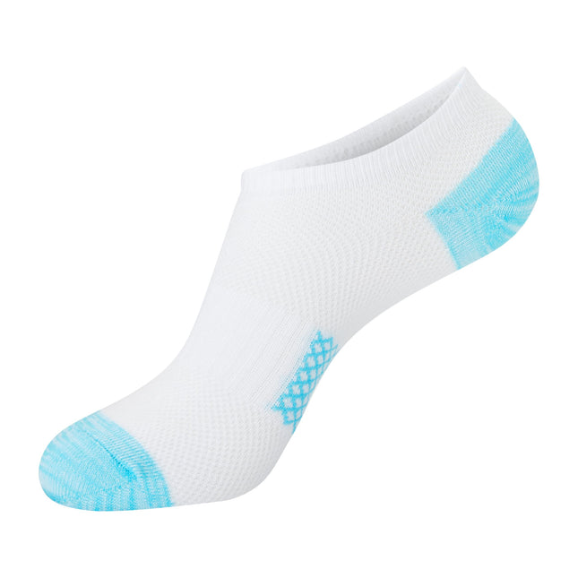 Hanes Femme, Chaussettes Légères Respirantes, Super Invisibles, Lot de 6 Décontractées, Blanc Assorti, 7-11 UK (Lot de 6)