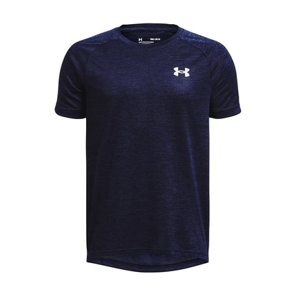 Under Armour Boys' UA Tech 2.0 SS, Lightweight Boys' Running Top, Soft and Quick-Drying Gym Top