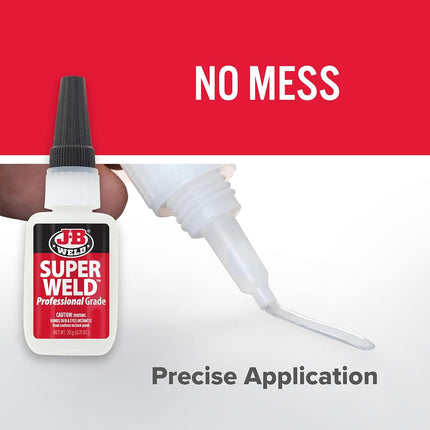 J-B Weld 33120CAN SuperWeld Clear Super Glue, Instant Adhesive, 20 g