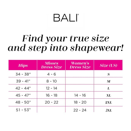Bali Womens Passion for Comfort Minimizer Body Shaper, 423D, Soft Taupe