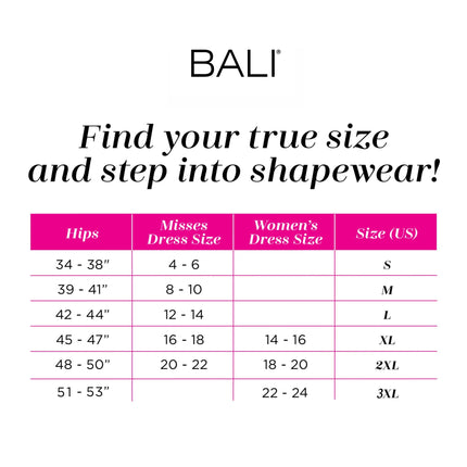 Bali Womens Passion for Comfort Minimizer Body Shaper, 423D, Soft Taupe