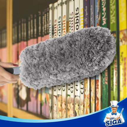 MR.SIGA Lint Free Microfibre Duster, Washable Duster for Household Cleaning