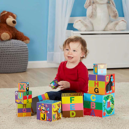 Alphabet Nesting & Stacking Cardboard Blocks