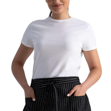 Chef Works Unisex Waitress Apron, Pinstripe, One size