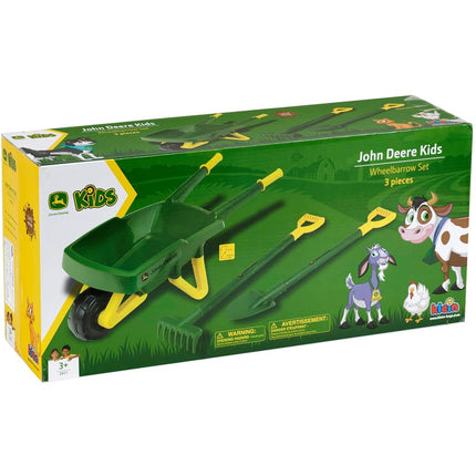 John Deere Kids Wheelbarrow Set, 78 cm Length