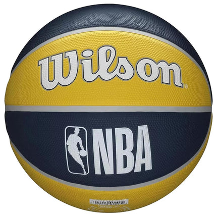 Wilson Basketball, NBA Team Tribute Model, INDIANA PACERS, Outdoor, Rubber, Size: 7 WTB1300IDIND