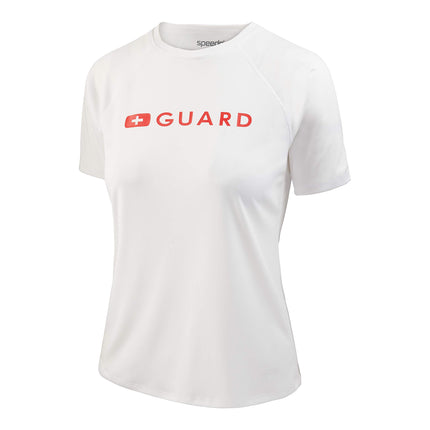 Speedo Women's Guard Uv Swim Shirt Short Sleeve Ra
