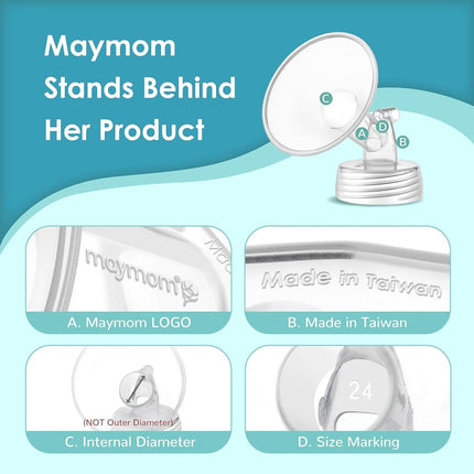 Maymom 13mm Flange and Duckbill Valve Compatible with Spectra S1 Spectra S2 Spectra 9 Plus Not Original Spectra Pump Parts Replace Spectra S2 Pump Parts Spectra Flange Spectra Duckbill Valve