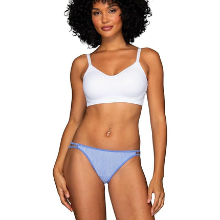 Vanity Fair Women's Illumination String Bikini Panty 18108 Underwear, Mockingbird, M