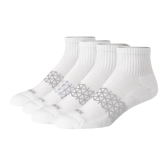 Hanes Men's Absolute Active Cushioned Ankle, Moist