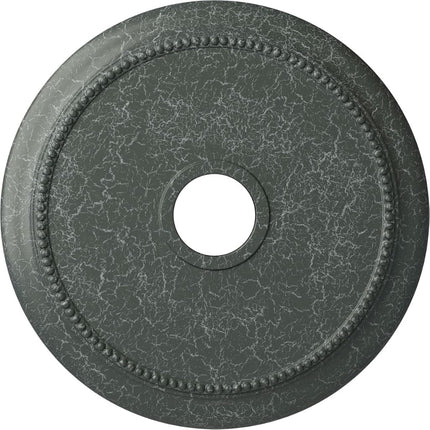 Ekena Millwork CM24CRAGC Crendon Ceiling Medallion, 24 1/8"OD x 4 3/8"ID x 2 1/4"P, Hand-Painted Athenian Green Crackle