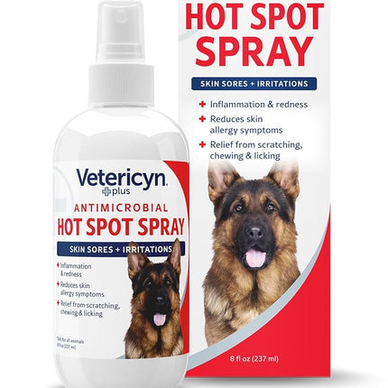 Vetericyn Plus Hot Spot Spray for Dogs Skin Sores 