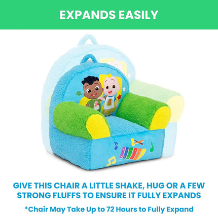 Delta Children - CoComelon Cozee Buddy Kids Chair, Blue