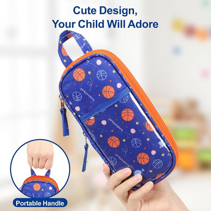 Bagseri Pencil Case for Boys - Large Kids Pencil Pouch for School