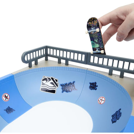 Tech Deck, Daewon Mega Bowl, X-Connect Park Creator, Customisable and Buildable Ramp Set with Exclusive Fingerboard, Kids’ Toy for Ages 6 and up