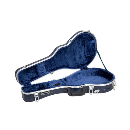 Crossrock ABS Molded Case for F-Style Mandolin with Removable Shoulder Straps-Blue (CRA862MFBL)