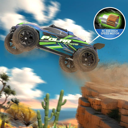 1:10 Big Rc Cars 46cm Long,2WD Fast Remote Control Car Trucks,45+KM/H