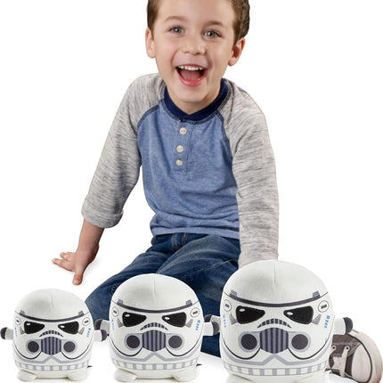 Star Wars Cuutopia Plush Stormtrooper, Soft Rounded Pillow Doll, Collectible Toy Gift Inspired by the Character, 10-inch