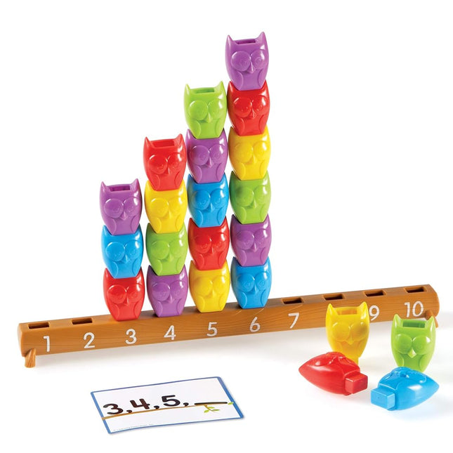 Learning Resources 1-10 Counting Owls Activity Set, Fine Motor Toy, 25 Piece Set, Ages 3+