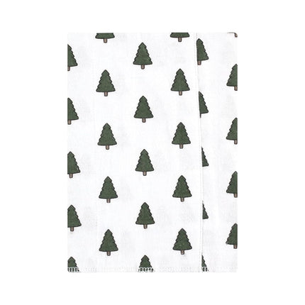 Trapos para eructar de franela de algodón unisex Hudson Baby, paquete de 7, Wild Forest, talla única