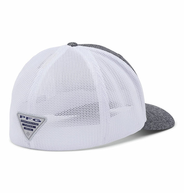 Gorra Columbia PFG Mesh Ball-High, Grill Heather/White/US Fish Flag, XG