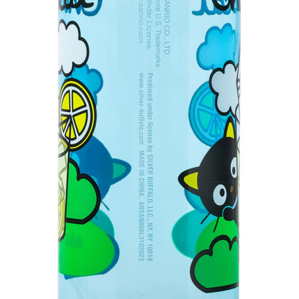 Silver Buffalo Sanrio Chococat Lemonade Water Bottle w Screw Lid, 28 Ounces