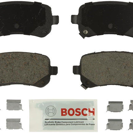 BOSCH BE1326H Blue Ceramic Disc Brake Pad Set With Hardware - Compatible With Select Chrysler Town & Country; Dodge Grand Caravan, Journey; Ram C/V; Volkswagen Routan; REAR