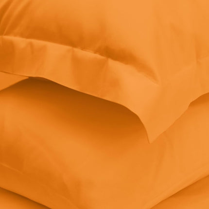 Elegant Comfort Luxury 3-Piece Duvet Cover Set - 1500 Premium Hotel Quality Microfiber Hotel Collection - Comforter Cover with Button Closure and Shams, King/California King, Orange