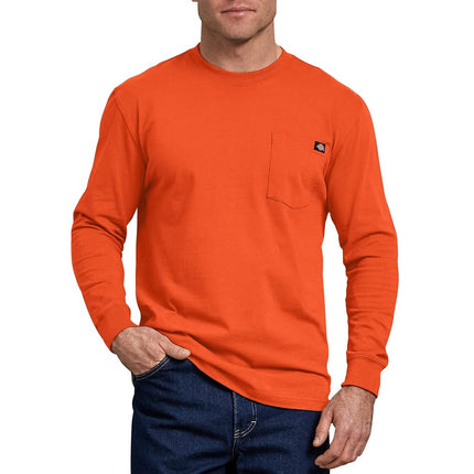 Dickies Men's Long Sleeve Heavyweight Crew Neck T-