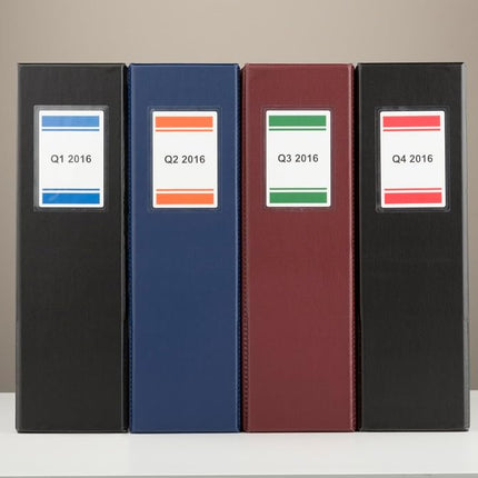 Avery Dennison AVE-00756 Etiquetas de identificación autolaminables Easy Align, varios colores