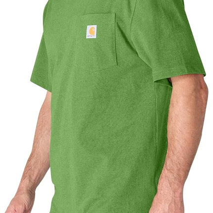 Carhartt Men's Iconic K87 Pocket T-Shirt, Harvest Sage Heather, XS