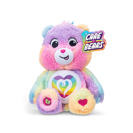 Basic Fun Care Bears 35cm Medium Plush – Togetherness Bear Cosy Collection – Super Soft Eco-Friendly Toy with Belly Badge – Huggable Collectible for Kids & Fans, 14"