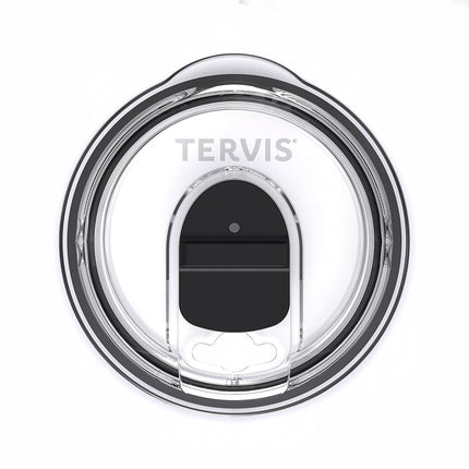 Tapa deslizante Tervis para vaso térmico, compatible con acero inoxidable de 20 oz, transparente