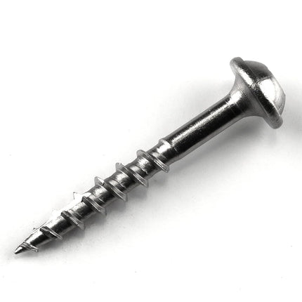 Kreg SML-C125S5-100 Stainless Steel Pocket-Hole Screws, 1 1/4 Inch, #8 Coarse Thread, Maxi-Loc Head, (100 Count)