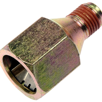 Dorman 800-718 Transmission Line Connector - 1/2 In. OD Tube x 1/4-18 NPSM Compatible with Select Dodge Models