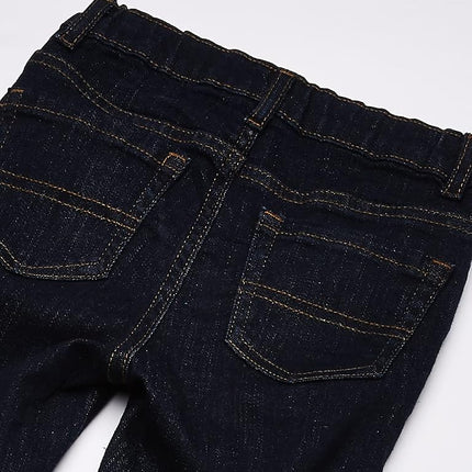 The Children's Place Jeans ajustados para bebé niño, lavado oscuro, 6-9 meses