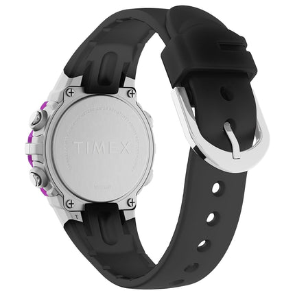 Timex Unisex Sport 33 mm Watch - Black Resin Band Digital Dial Black Case TW5M62700