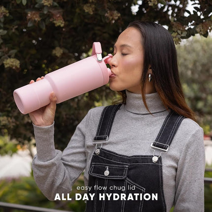 Simple Modern Trek Pivot | 40oz Flip Straw Tumbler with Handle | Water Bottle & Boot | Interchangeable Straw & Chug Lids | Insulated Stainless Steel Jug | Gym Sports Outdoors | Kelly Green