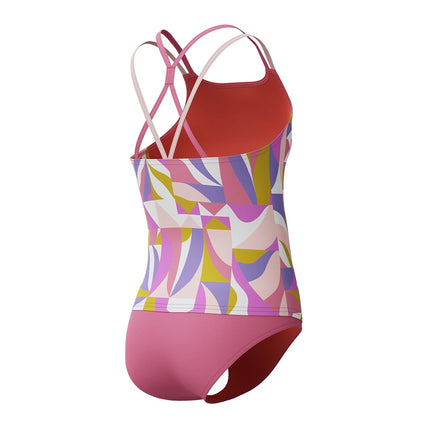 Speedo Girls Swimsuit Two Piece Tankini Thin Strap