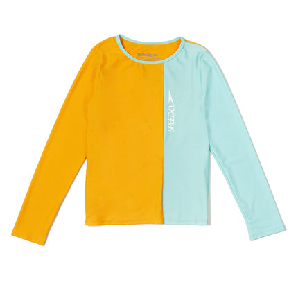 Speedo Girl's Uv Swim Shirt Long Sleeve Rashguard