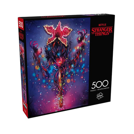 Buffalo Games – Stranger Things Demogorgon Lights 500 Piece Jigsaw Puzzle Colorful Puzzle for Adults – Precision-Cut Pieces, Beautiful Artwork, and Hours of Relaxing Fun