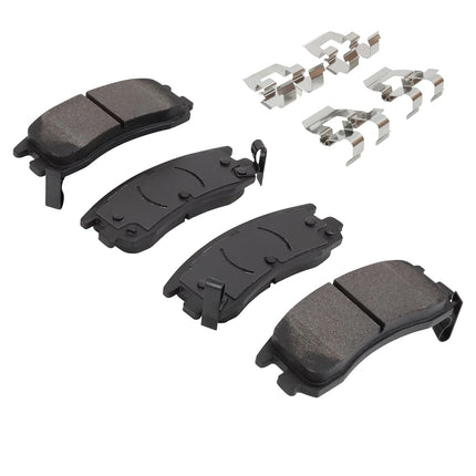 QUALITY-BUILT Premium Semi-Metallic Rear Brake Pads (1001-0714M) Compatible with 1966-2005 Buick/Cadillac/Chevrolet/Oldsmobile/Pontiac (Aurora/Bonneville/Century/Cutlass/DeVille/Eldorado & More)