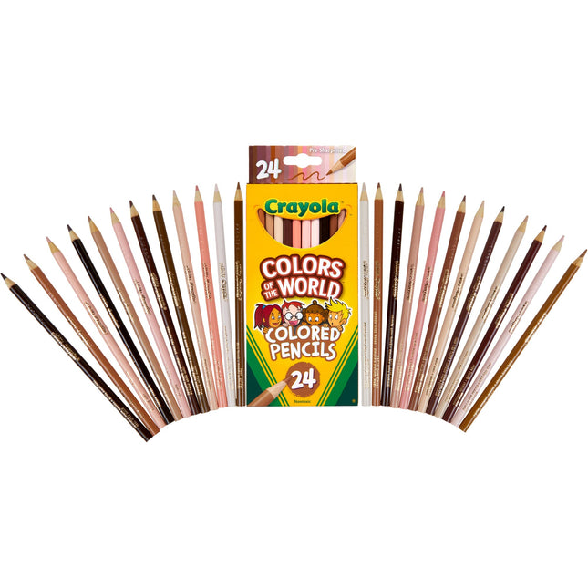 Crayola® Color Of The World Colored Pencils, 3 mm,