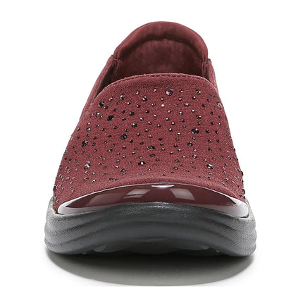 BZees Women's Poppyseed Slip-on Loafer, Windsor Red, 8