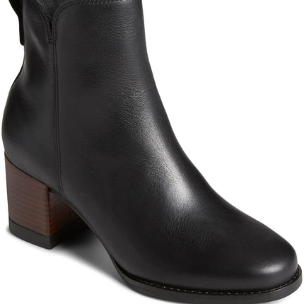 Sperry Women's Seaport Heel Boot, Black, 8.5 M US