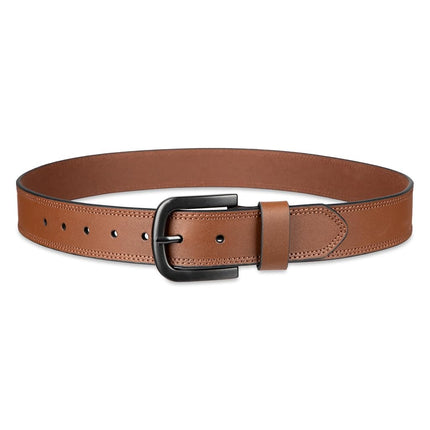 Cinturón de cuero casual Dickies para hombre, tostado, 30W