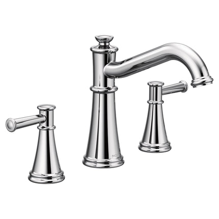 Moen T9023 Belfield Two-Handle Deck Mounted Roman 
