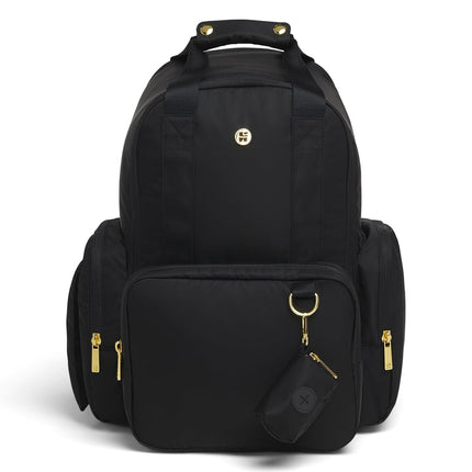 Huggies Signature Hug Pack Diaper Backpack, Black,