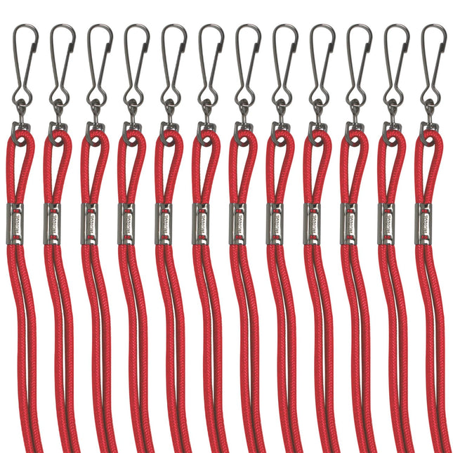 Champion Sports Nylon Lanyards with J-Hook Clip, R